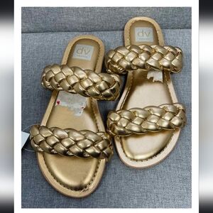 Dolce Vita Stacey Gold Braided Sandal